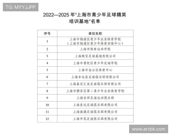 足球运动的青训体系与人才培养模式